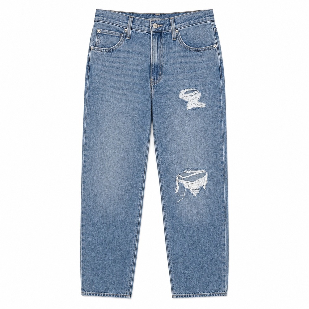 Levi's 94 Baggy‎ Jeans Distressed High Rise Straight Leg W26